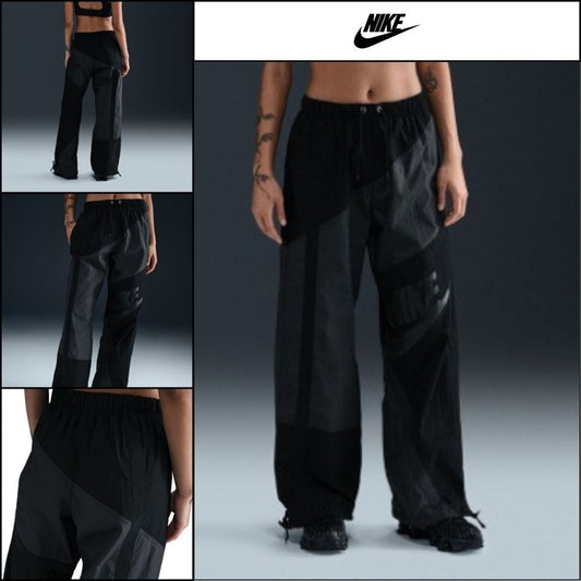 【Nike】Women’s Sportswear Mid-Rise Loose Woven Open Hem