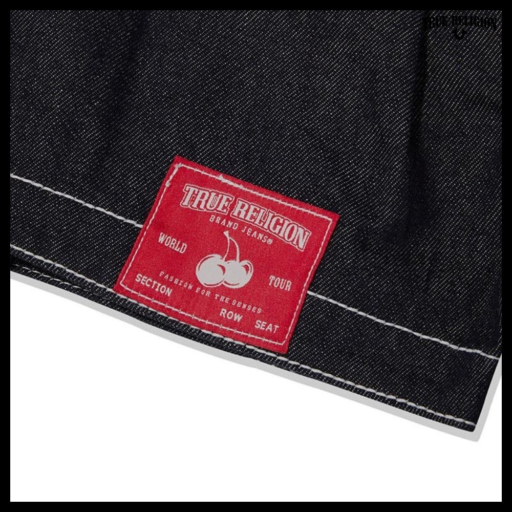 【TRUE RELIGION x KIRSH】Stitch Point Denim Crop Jacket