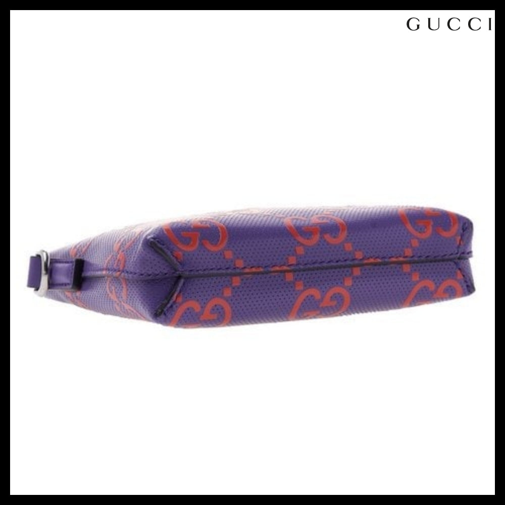 【GUCCI 】Tennis 20 GG Embossed Two-Tone Messenger Bag