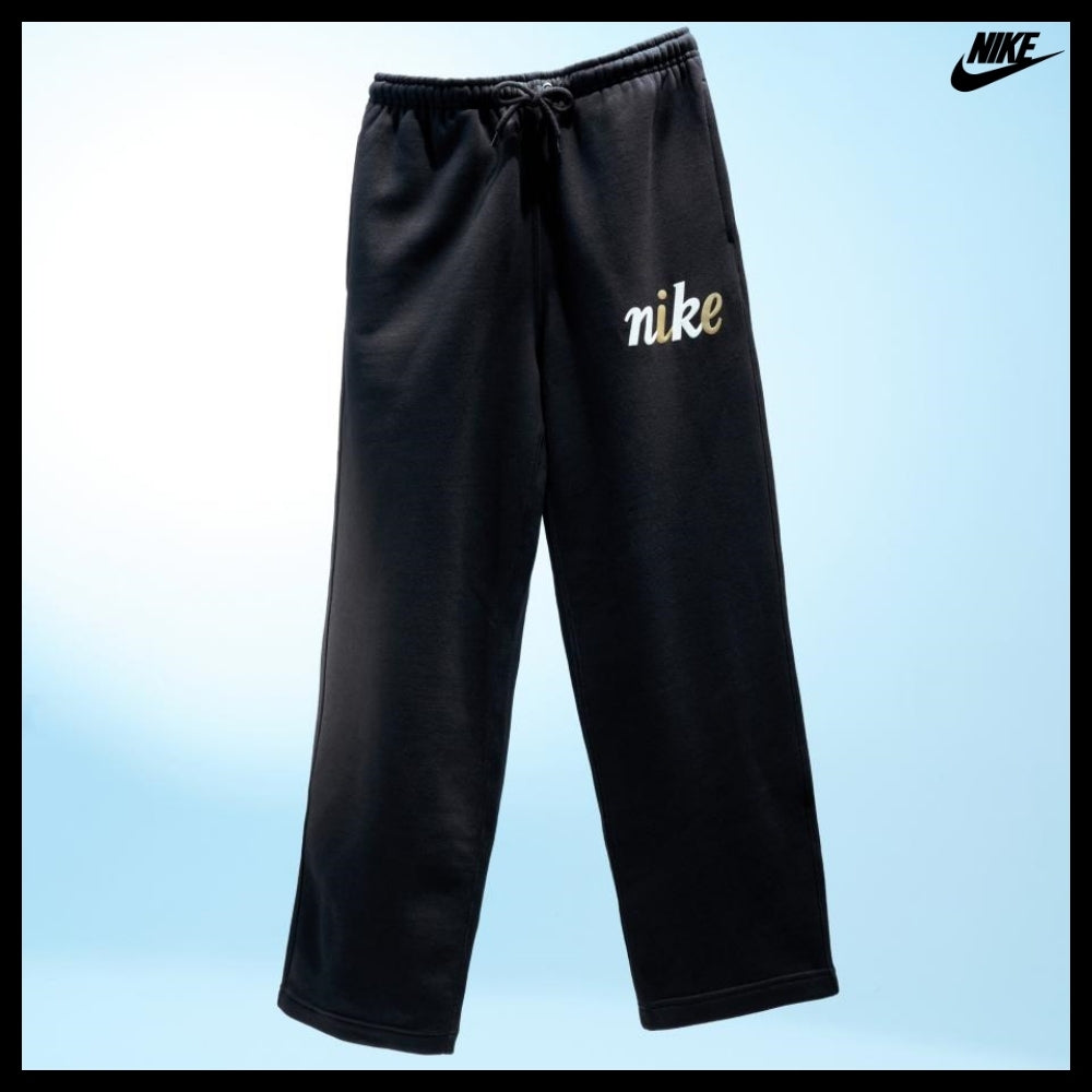 【NIKE】Sportswear Club Fleece Open Hem Pants M Black Jogger