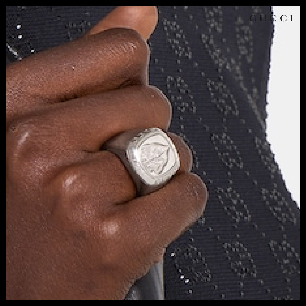 【GUCCI】Crest Signet Ring 0926