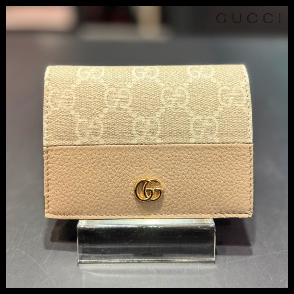 【GUCCI】GG BICOLOR SMALL WALLET