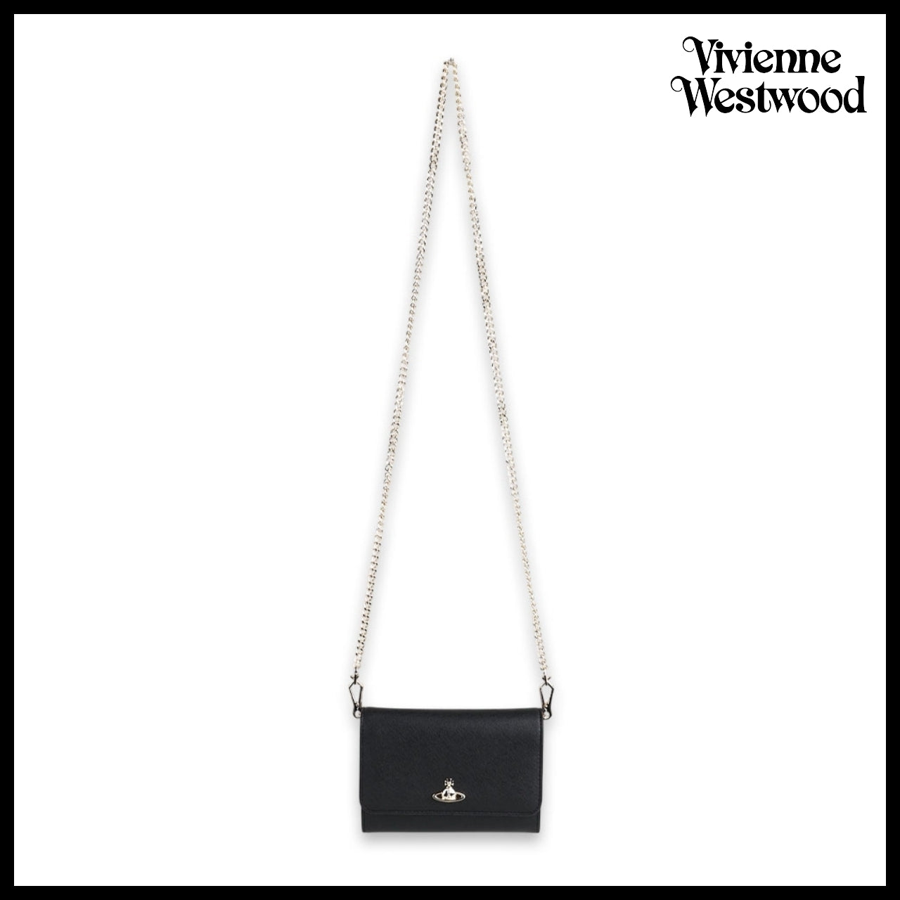 【Vivienne Westwood】Crossbody Wallet Bag Black