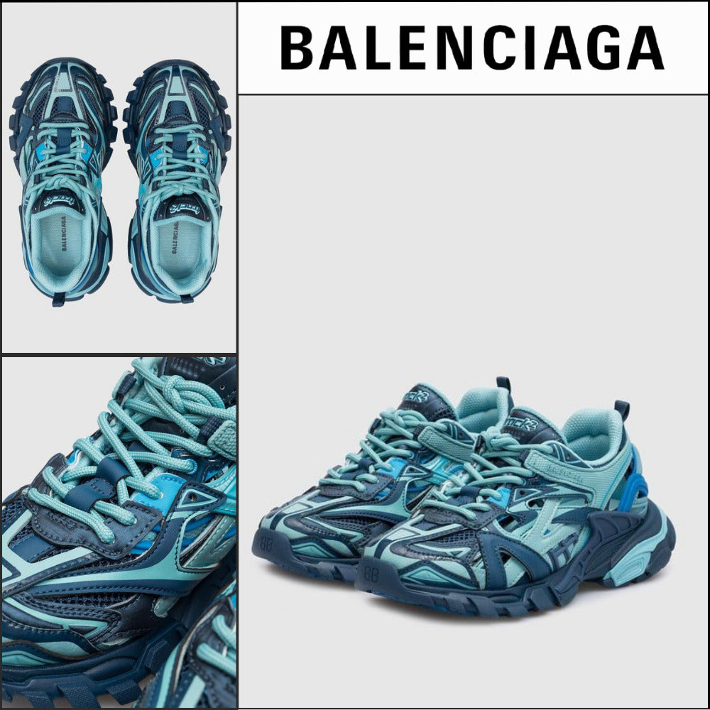 【BALENCIAGA】Track.2 Kids Multicolor Rub NW Blue Mix