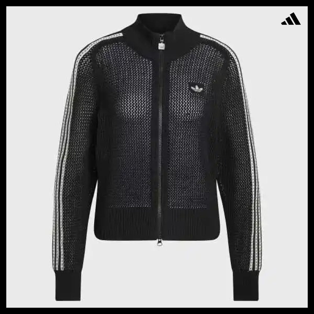 【ADIDAS 】Knit Crochet Firebird Track Top