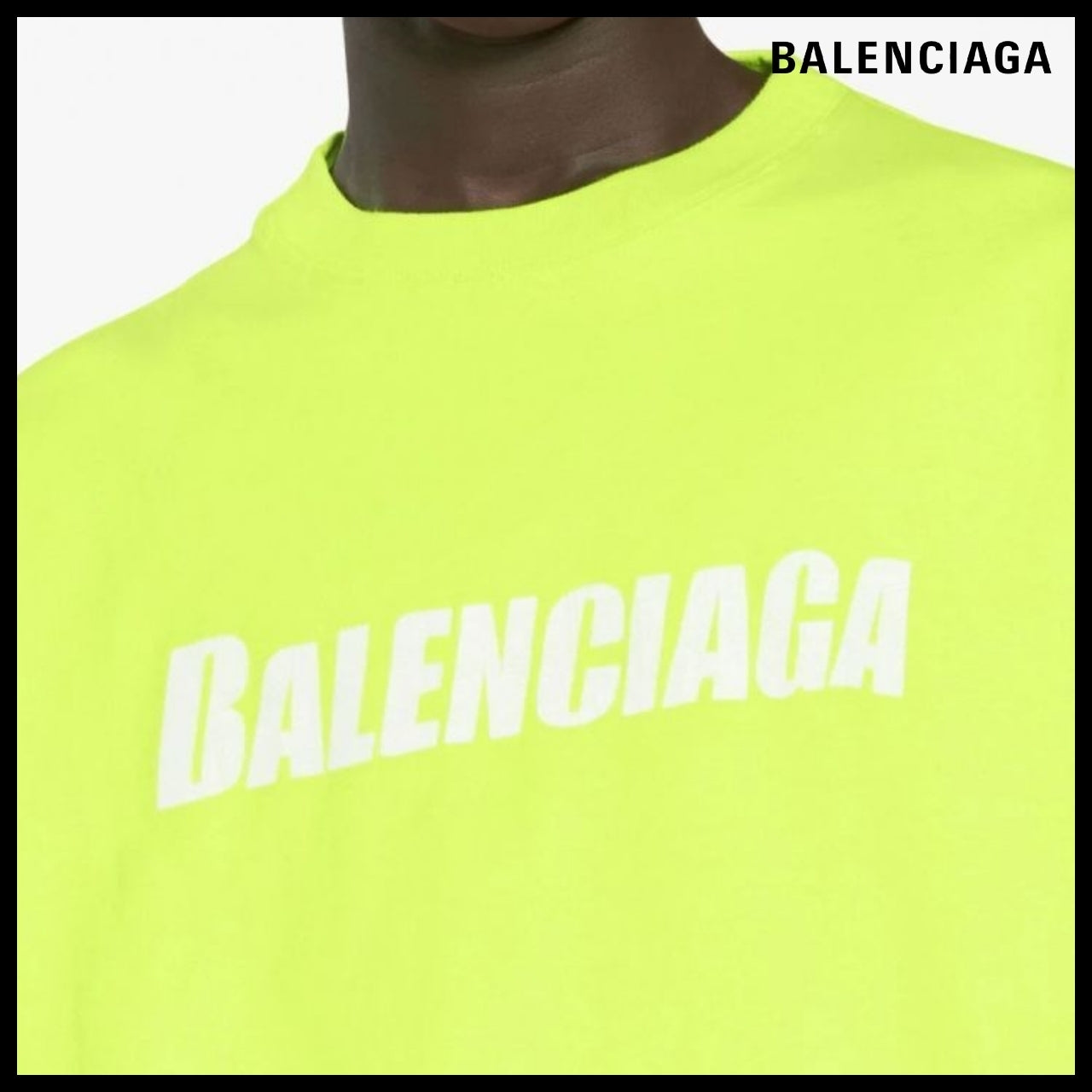 【BALENCIAGA】Caps T-Shirt Boxy Fit