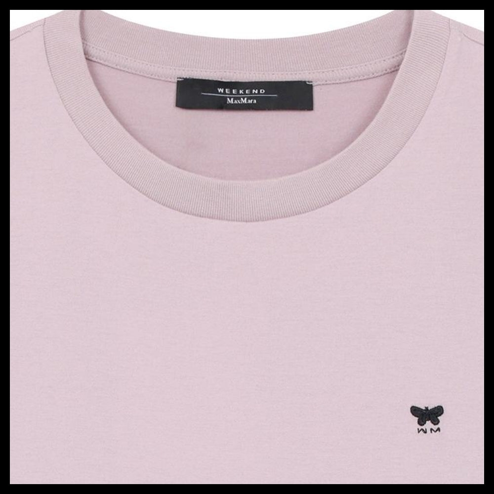 【Max Mara】Venaco Cotton T-Shirt Pink