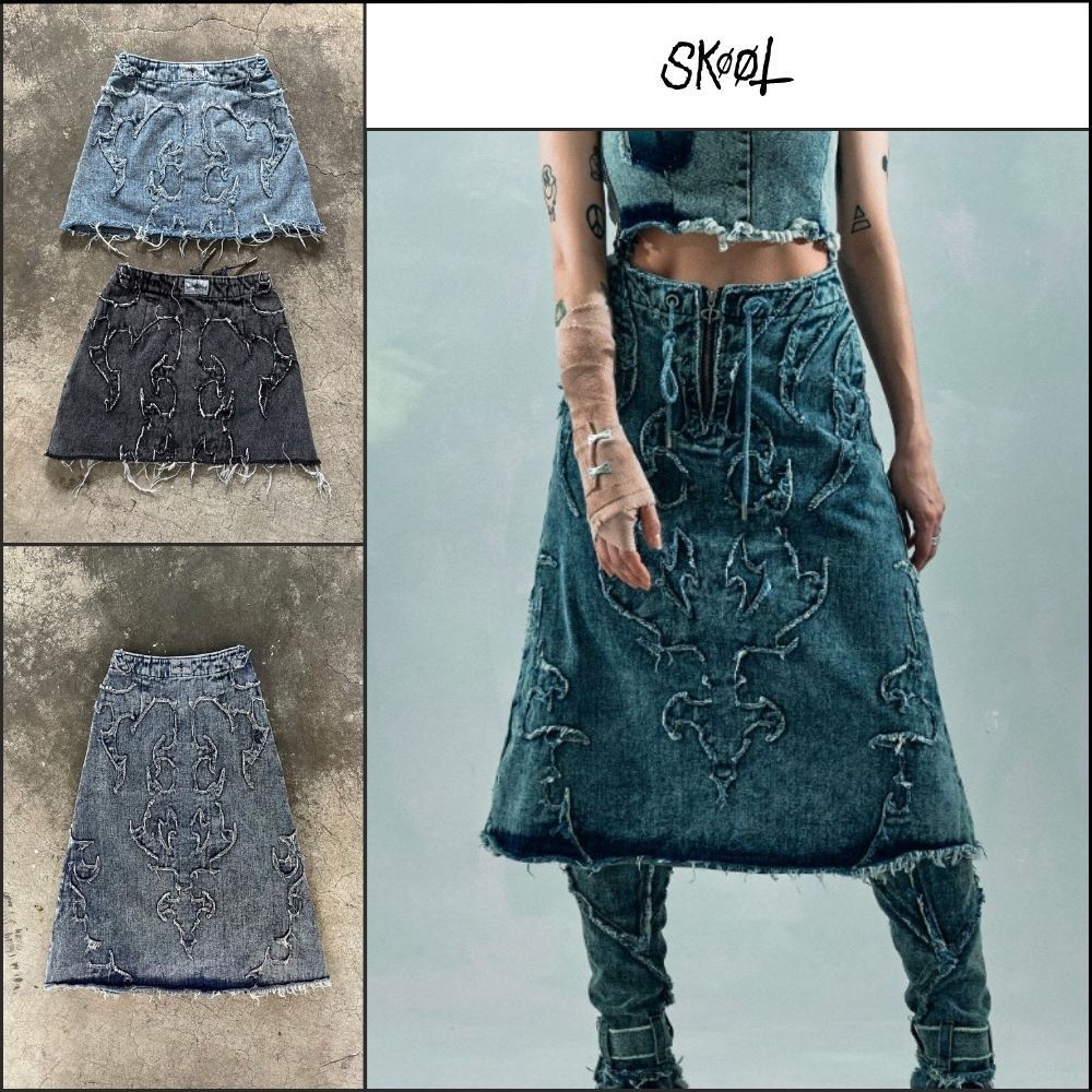 【SKOOT】DYNASTY DENIM SKIRT