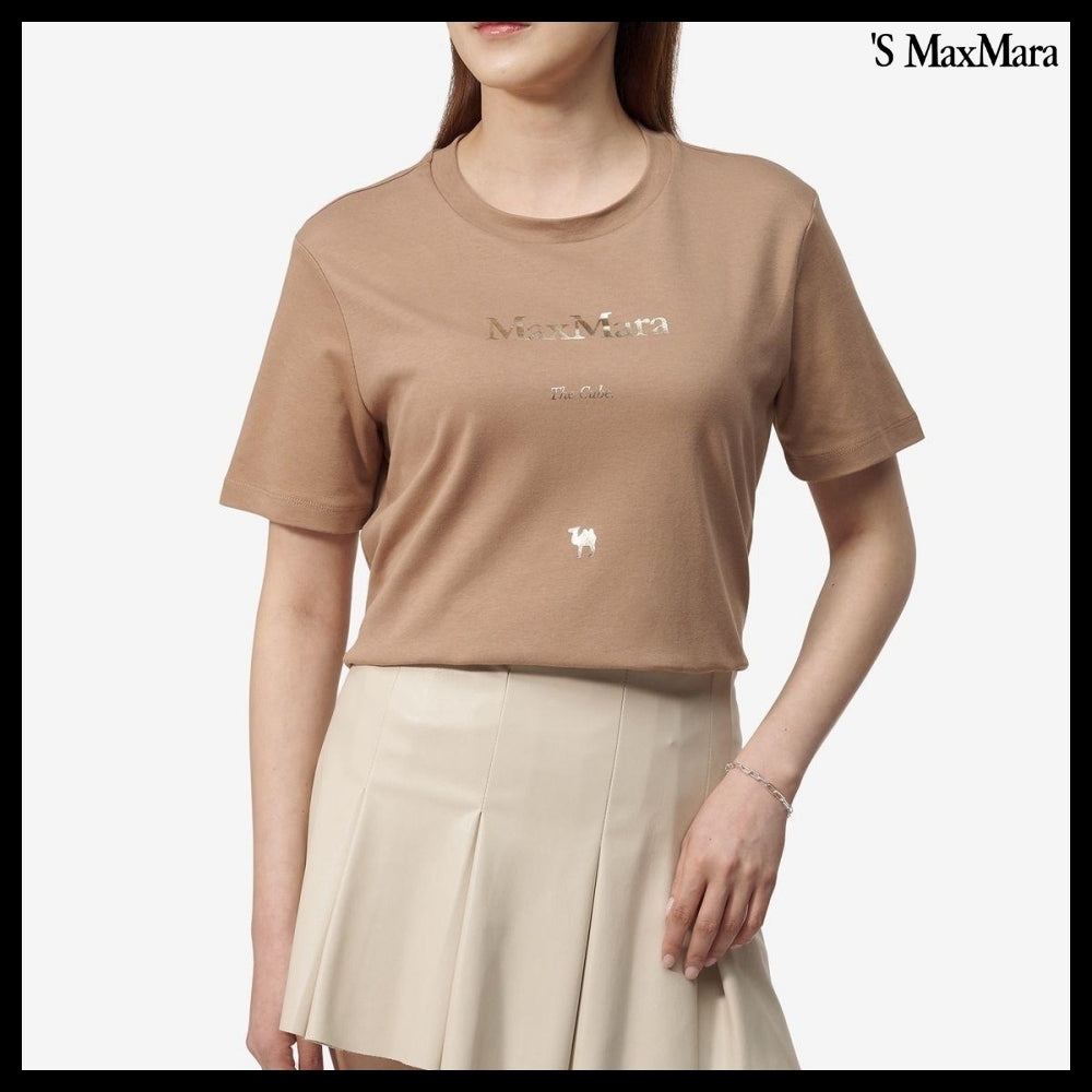 【S Max Mara】QUIETO 半袖 Tシャツ ブラウン