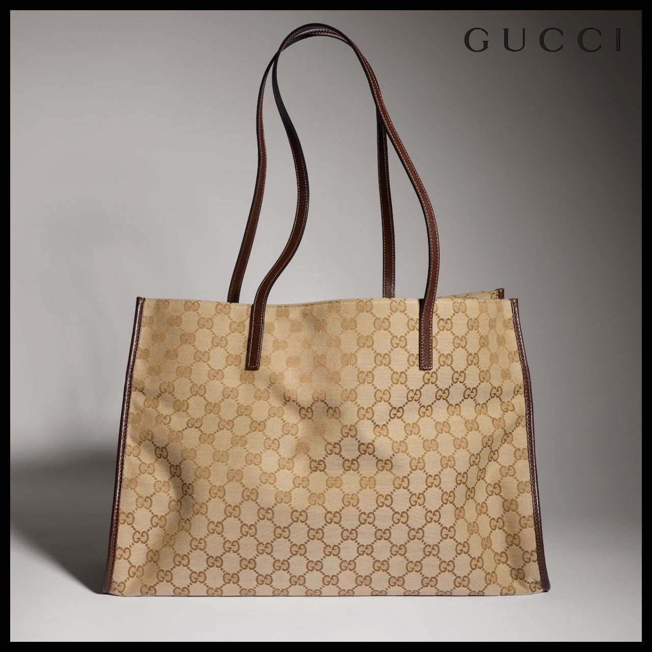 【GUCCI】Charm Large Tote Bag