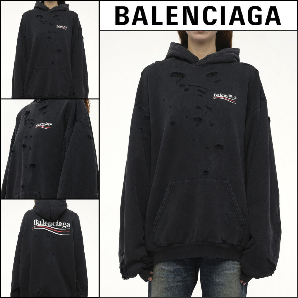 ★BALENCIAGAアウトレット セール ★Political Campaign Hoodie