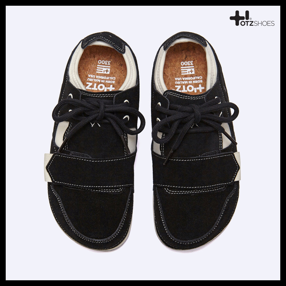 【OTZ SHOES】3300 Suede Low Black White