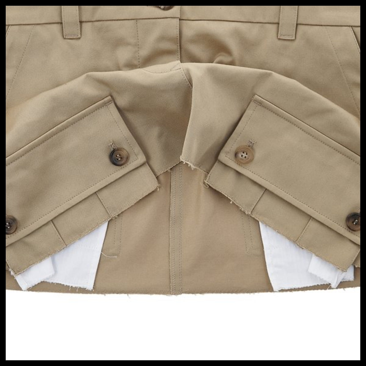 【Miu Miu】Women’s Chino Mini Skirt