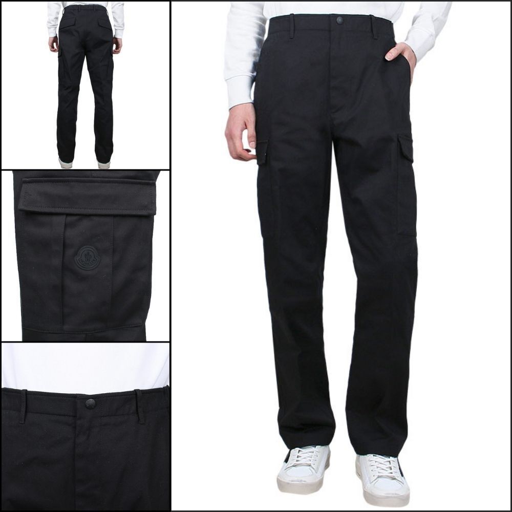 【MONCLER】 Patch Logo Cargo Pants