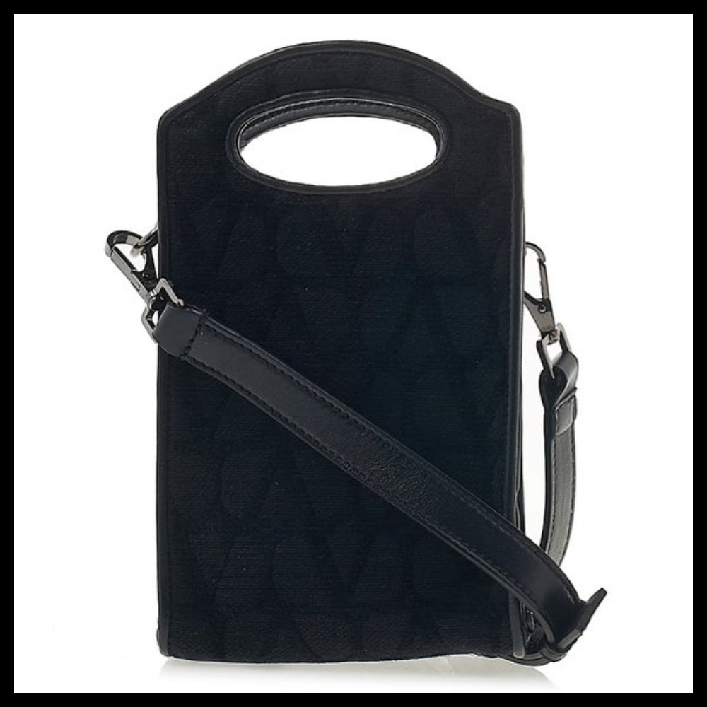 【VALENTINO】Men's Toile Iconography Phone Crossbody Bag