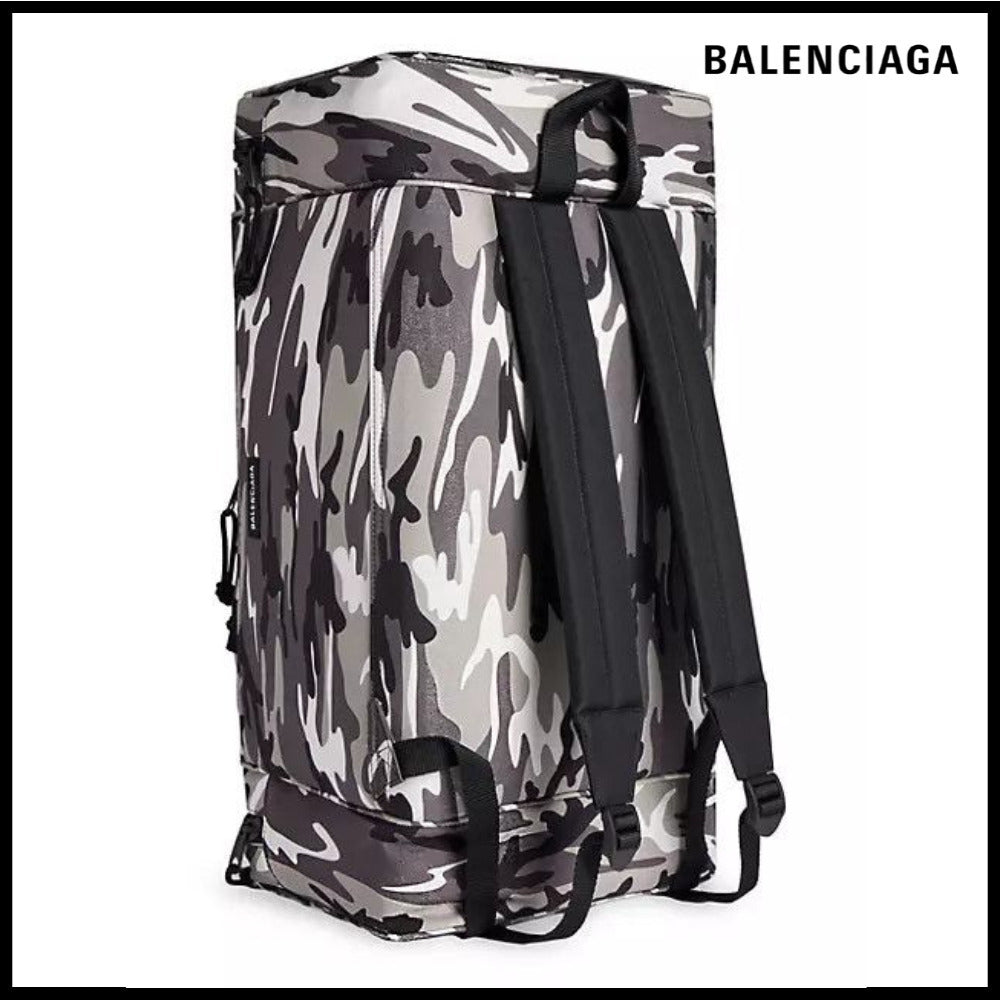 【BALENCIAGA】Explorer Travel Backpack in Camo
