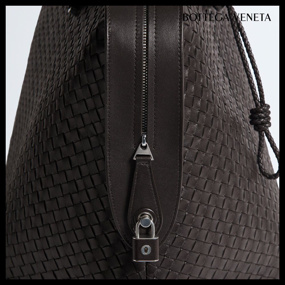 ◆BOTTEGA VENETA◆LARGE VAPORETTO BOSTON BAG ESPRESSO