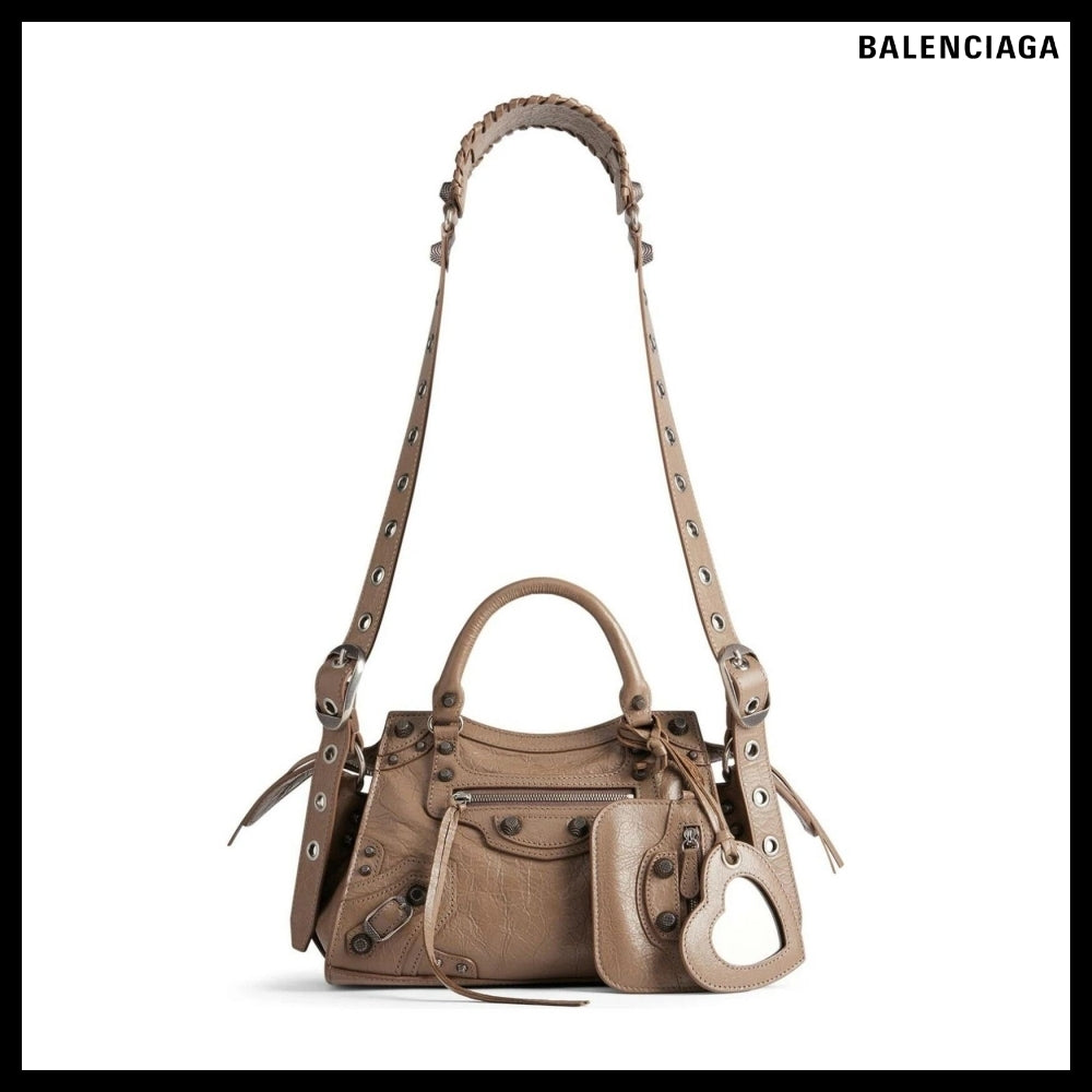 【BALENCIAGA】Neo Cagole XS Handbag in Brown