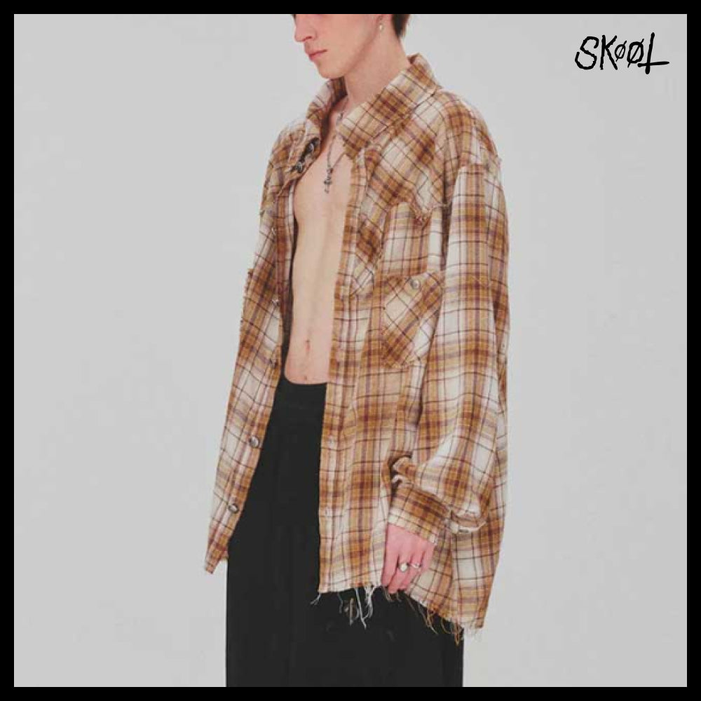 【SKOOT】アウトロー フランネル シャツ