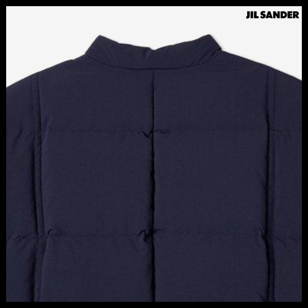 【Jil Sander】Oversized Quilted Down Jacket Navy