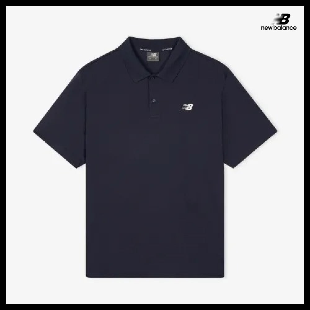 【New Balance】Unisex Poly Pique Polo Shirt - 3 Colors