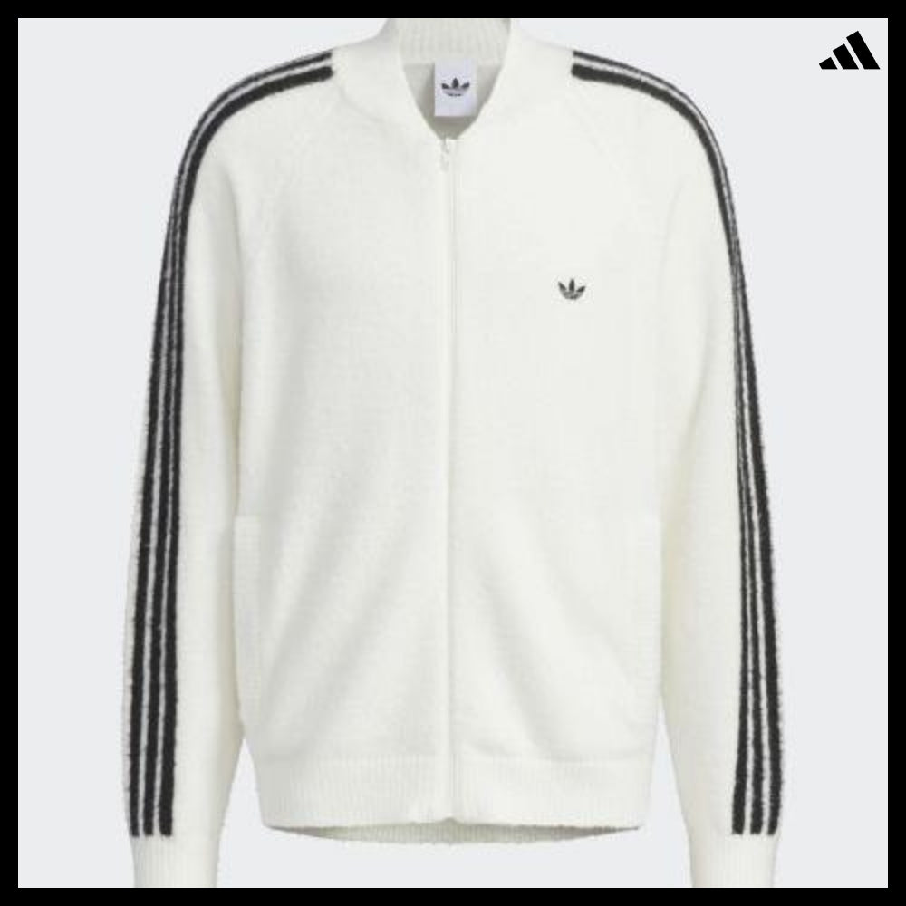 【ADIDAS】Knit Superstar White Track Top Track Jacket