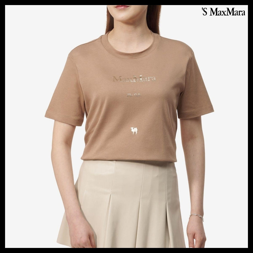 【S Max Mara】QUIETO 半袖 Tシャツ ブラウン