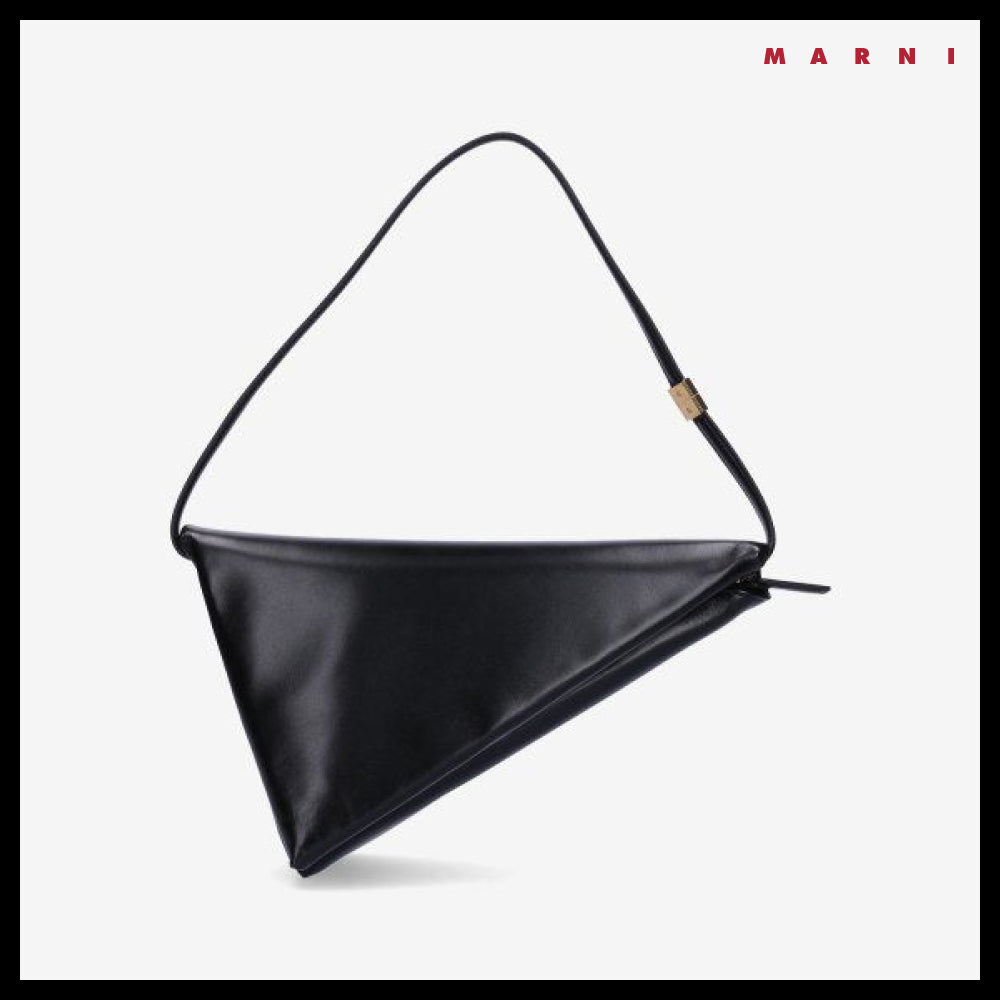 【MARNI】Prisma Triangle Bag Black