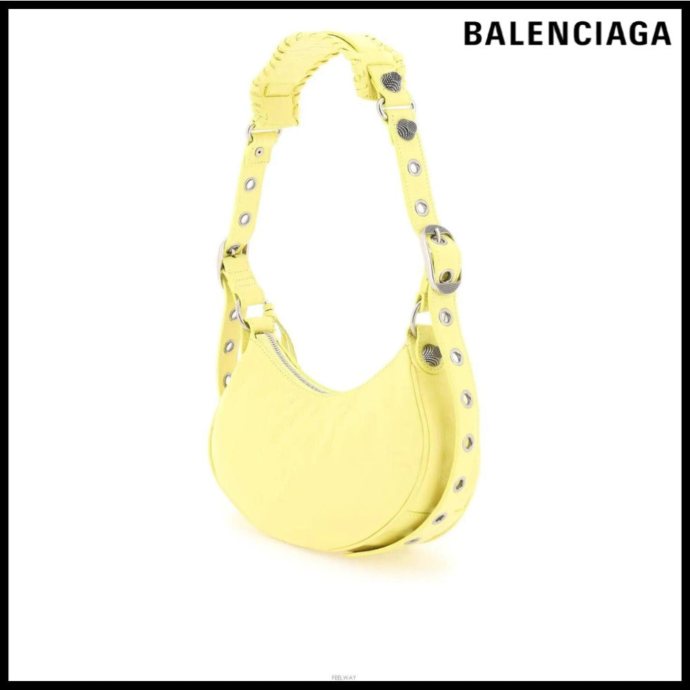 【BALENCIAGA】Le Cagole Shoulder Bag in Yellow