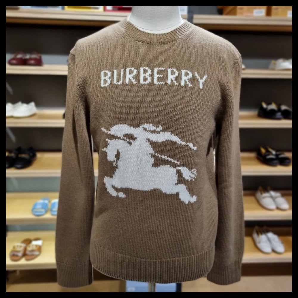 【BURBERRY】Brown knit sweater