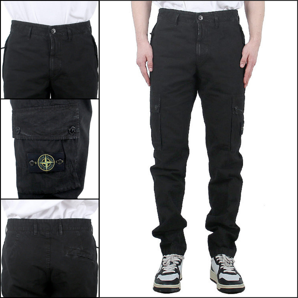 【STONE ISLAND】 Wappen Patch Cargo Pants
