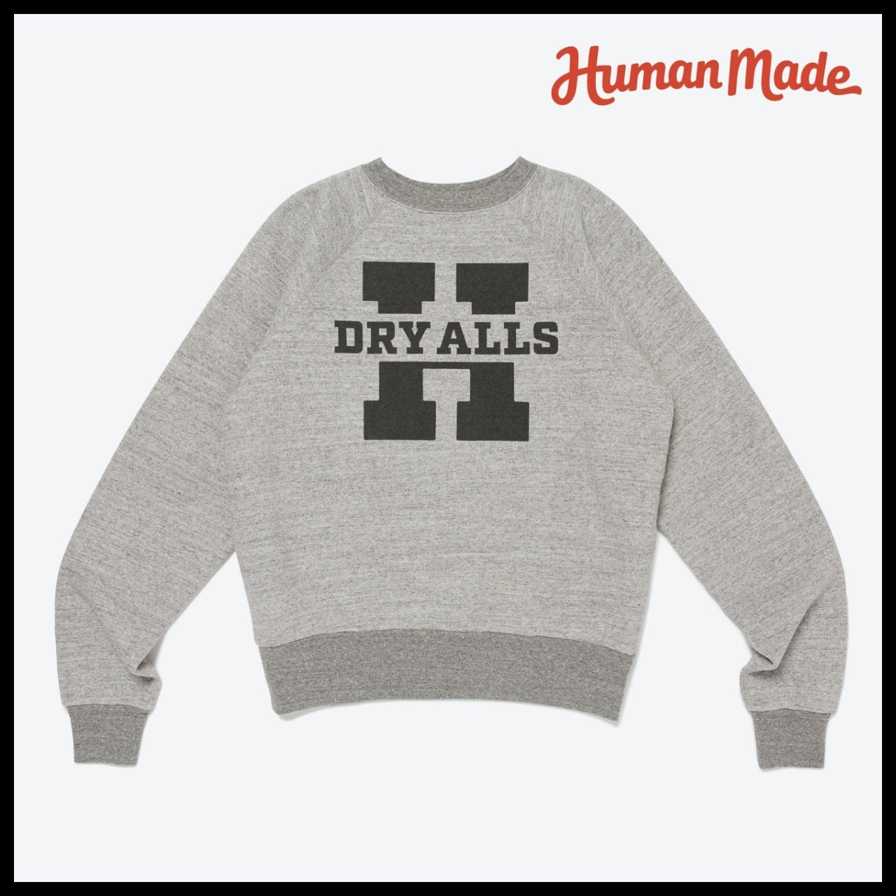 【HUMAN MADE】CLASSIC SWEATSHIRT GRAY