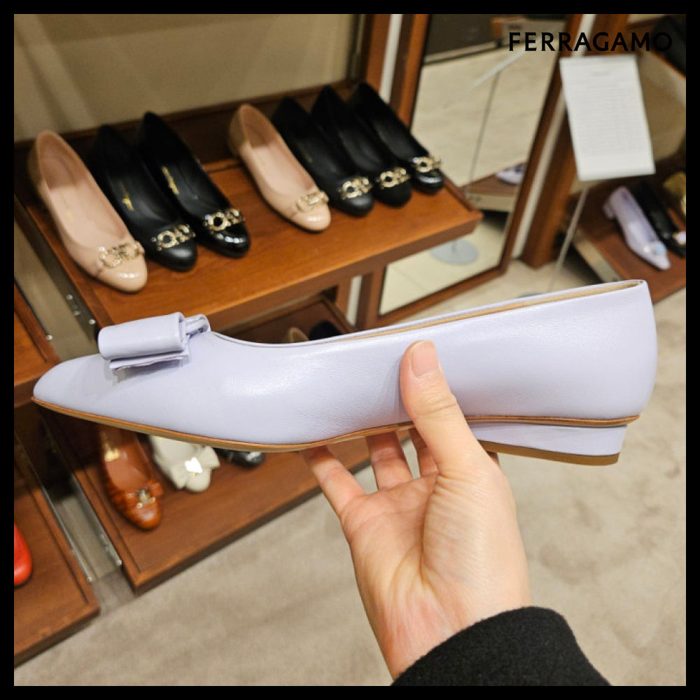 【Ferragamo】VIVA NEW ballerina flat shoes violet