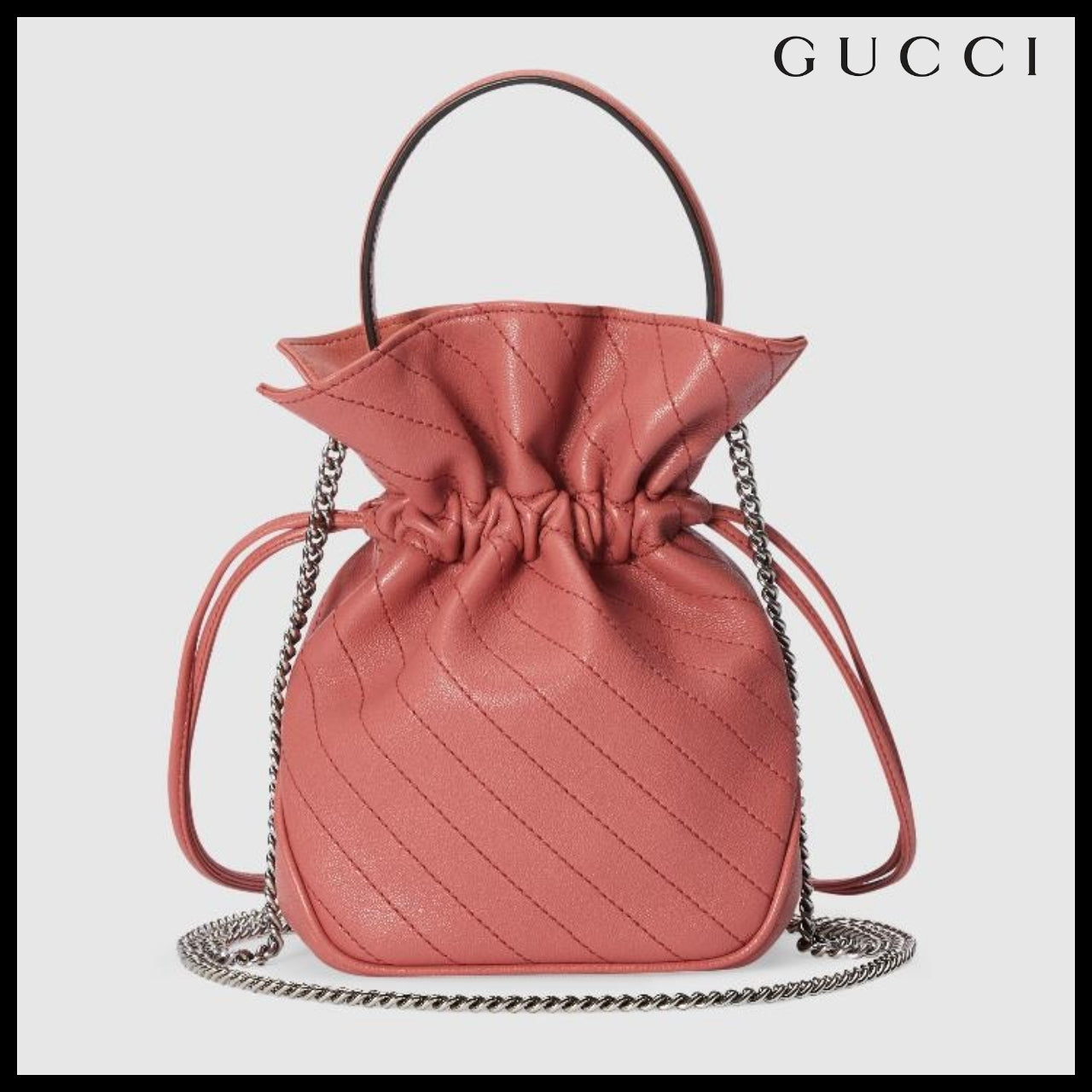 【GUCCI】SAKAI Blondie Drawstring Bucket Bag Gorgeous Grace