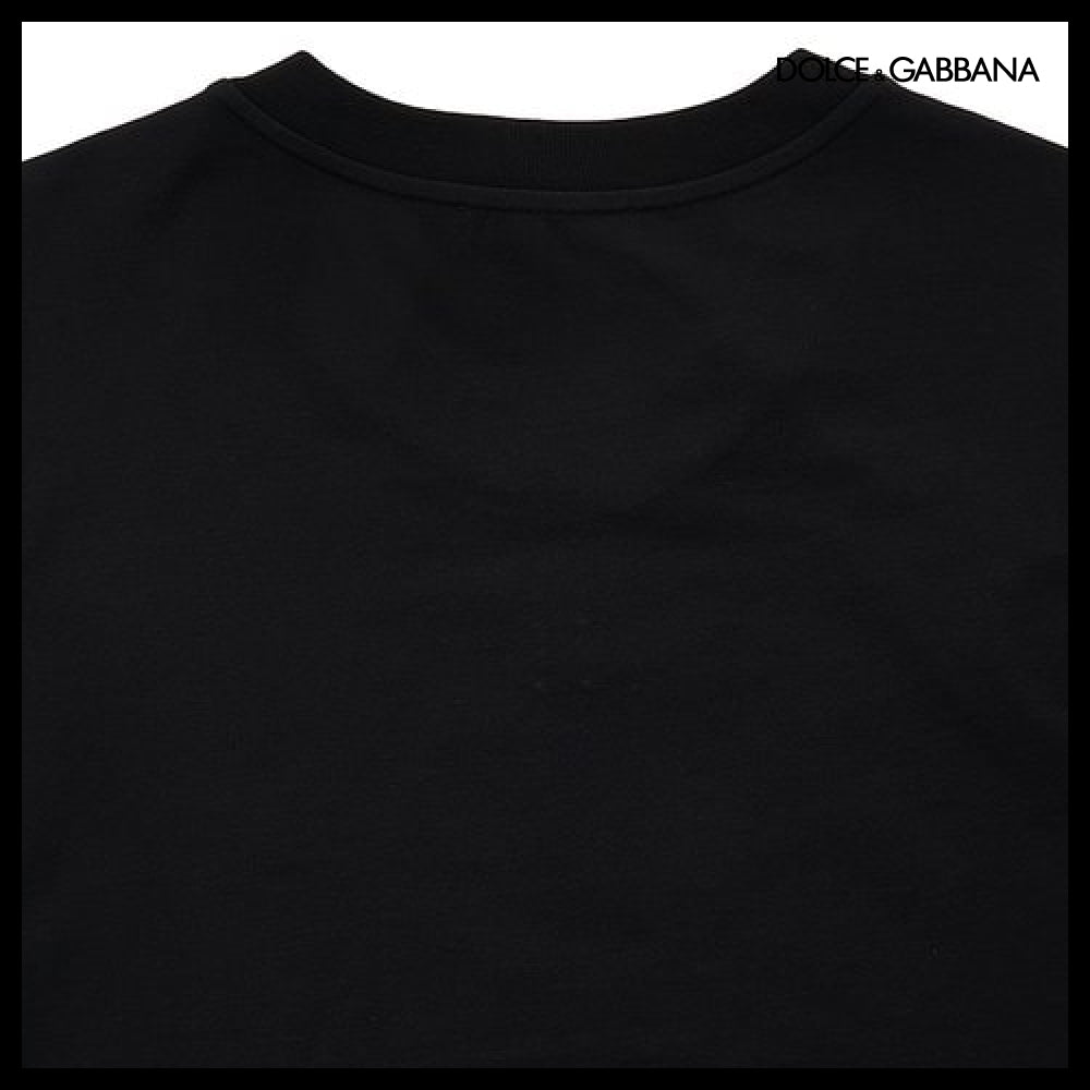 【Dolce & Gabbana】Logo Jersey T-Shirt Black