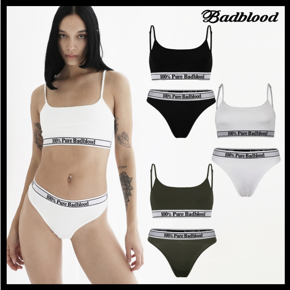 【BADBLOOD】 PURE BRA BRIEFS SET 3 COLOR