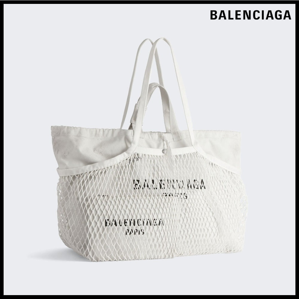 【BALENCIAGA 】24/7 L Shopping Bag White