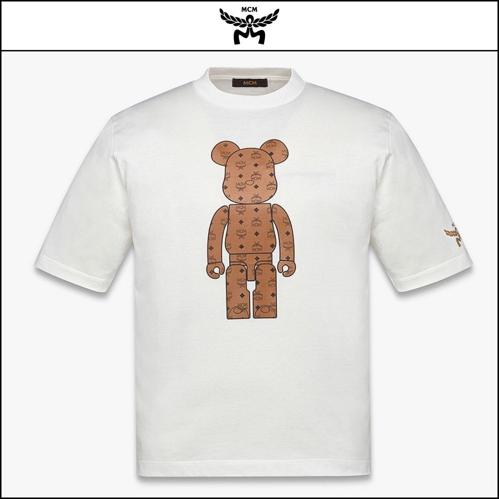 ◆MCM◆ Tシャツ T Shirt White ベア ロゴ