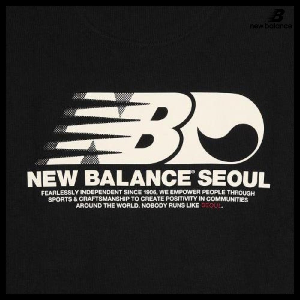 【New Balance】UNI NB Seoul Exclusive Sweatshirt Black