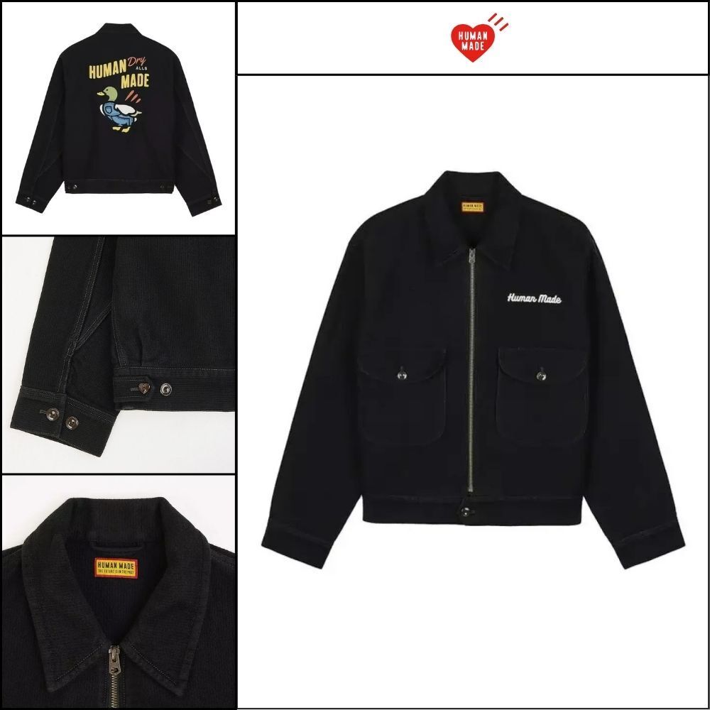 【HUMAN MADE】FW25 Men Zip Up Work Jacket