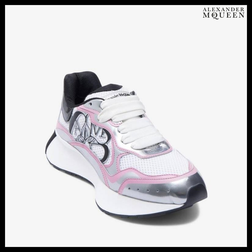 【Alexander Mcqueen】Women’s Sprint Runner in White Pale