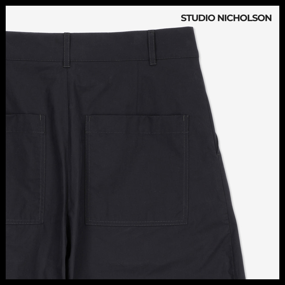 【STUDIO NICHOLSON】ボソン ワイド クロップパンツ