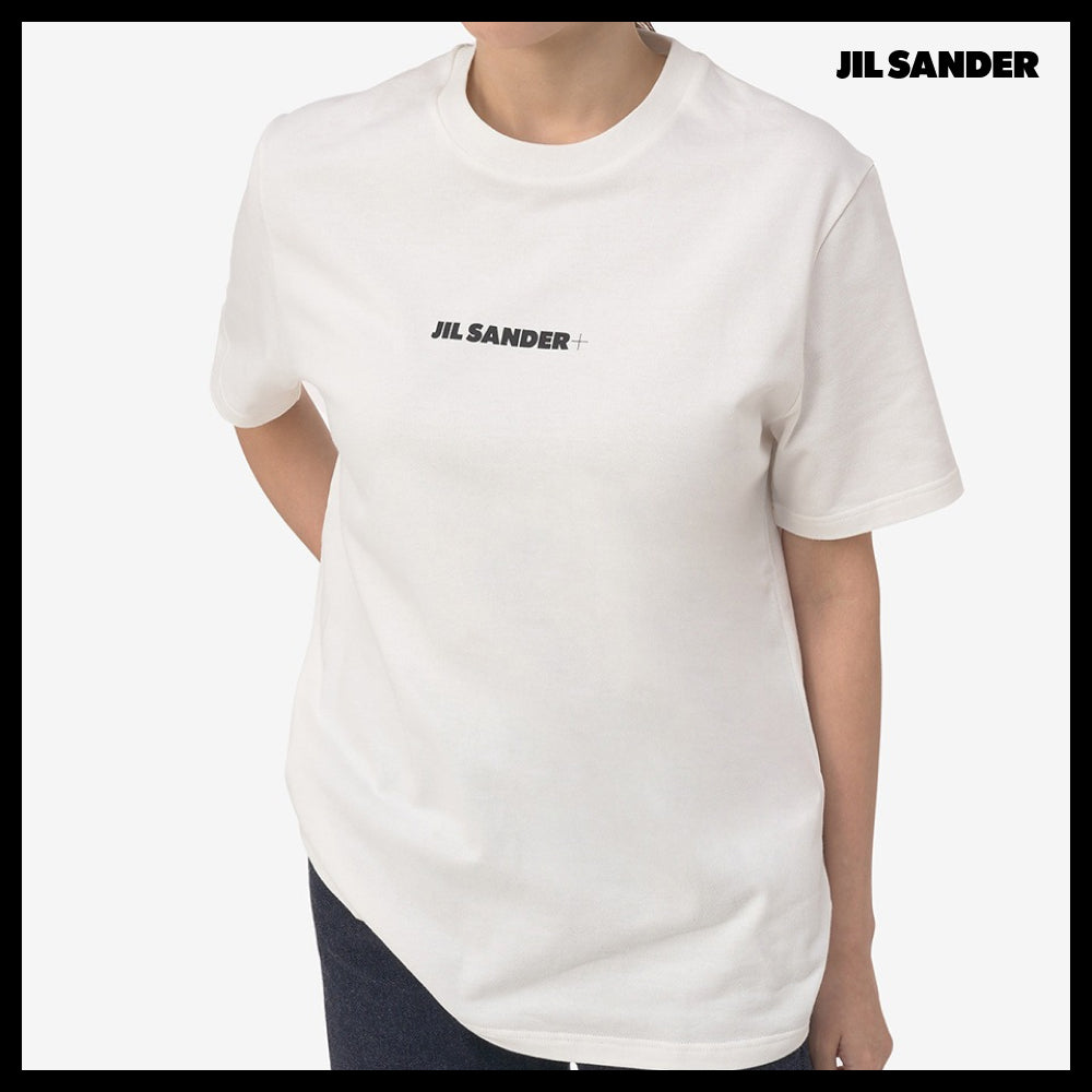 【Jil Sander】Logo Short Sleeve T Shirt Porcelain