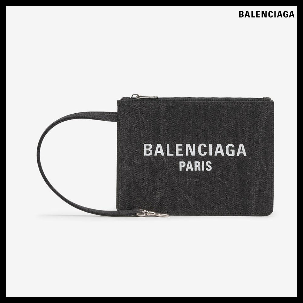 【BALENCIAGA】24/7 Tote Bag Washed Black:White