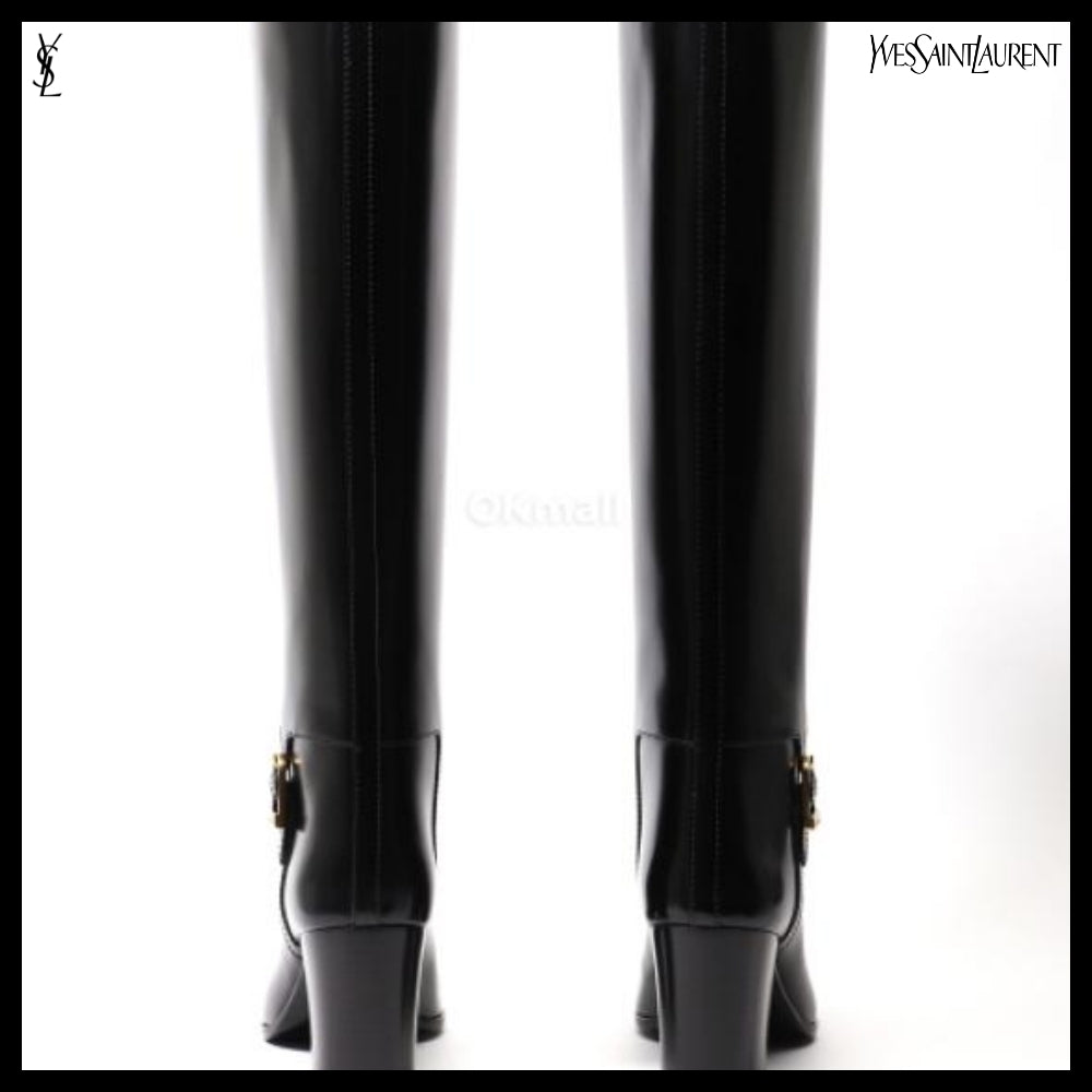 【SAINT LAURENT PARIS】Smooth Leather JULIA Boots