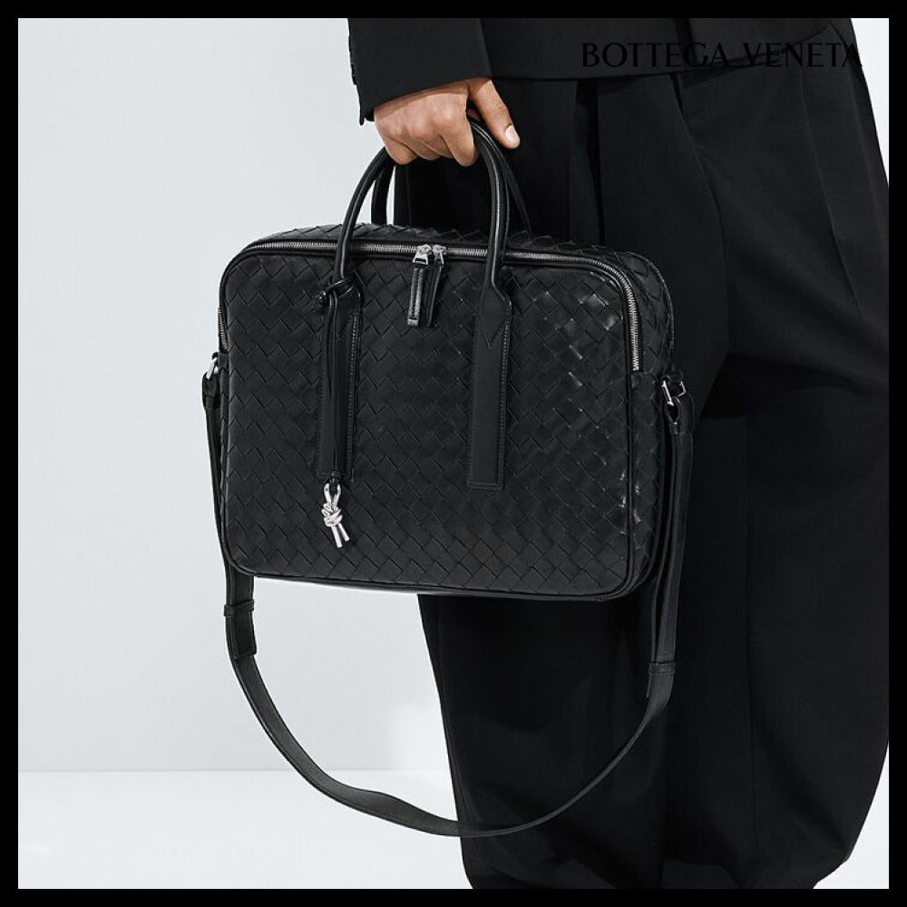 ◆BOTTEGA VENETA◆GETAWAY BRIEFCASE BLACK