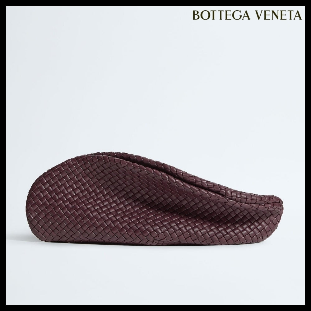 【韓国百貨店 BOTTEGA VENETA】Onda Clutch Bag Deep Mahogany