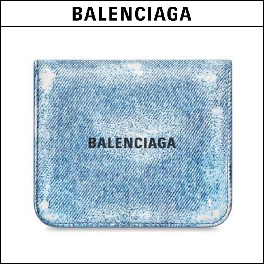 【BALENCIAGA】CASH FLAP COIN AND CARD HOLDER NAPPA LAMBSKIN