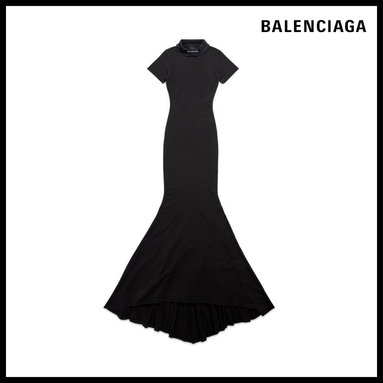 【BALENCIAGA】Dress Black Faded