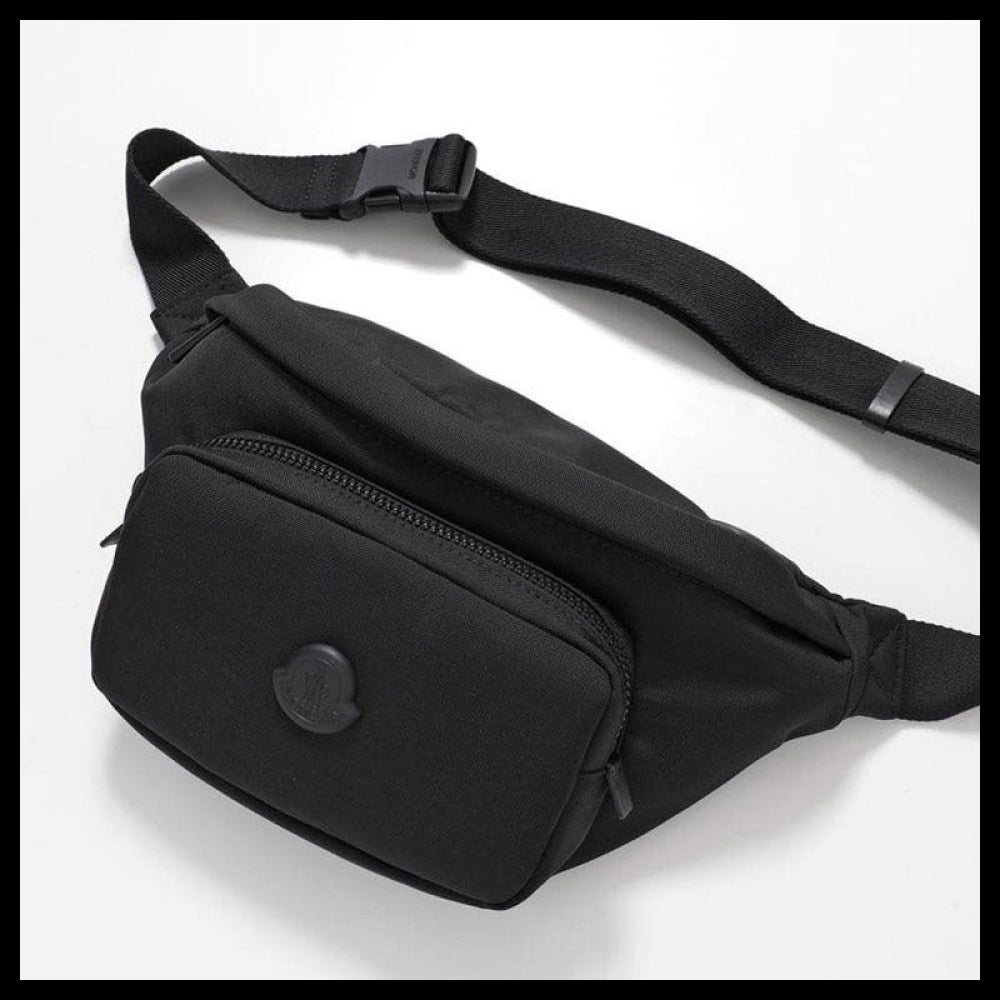 ◆MONCLER◆DURANCE BELT BAG BLACK
